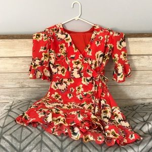 Zara wrap around romper 😍